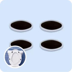 Universal Toilet Seat Bumpers