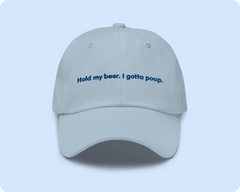 Dad Hat: TUSHY X Narragansett Beer - Blue