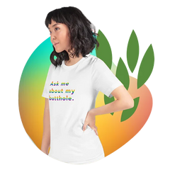 TUSHY Rainbow Butthole T-shirt
