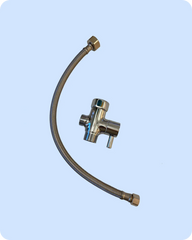 Childproofing Kit: Mega Adapter with Shutoff Valve and Compatible Hose
