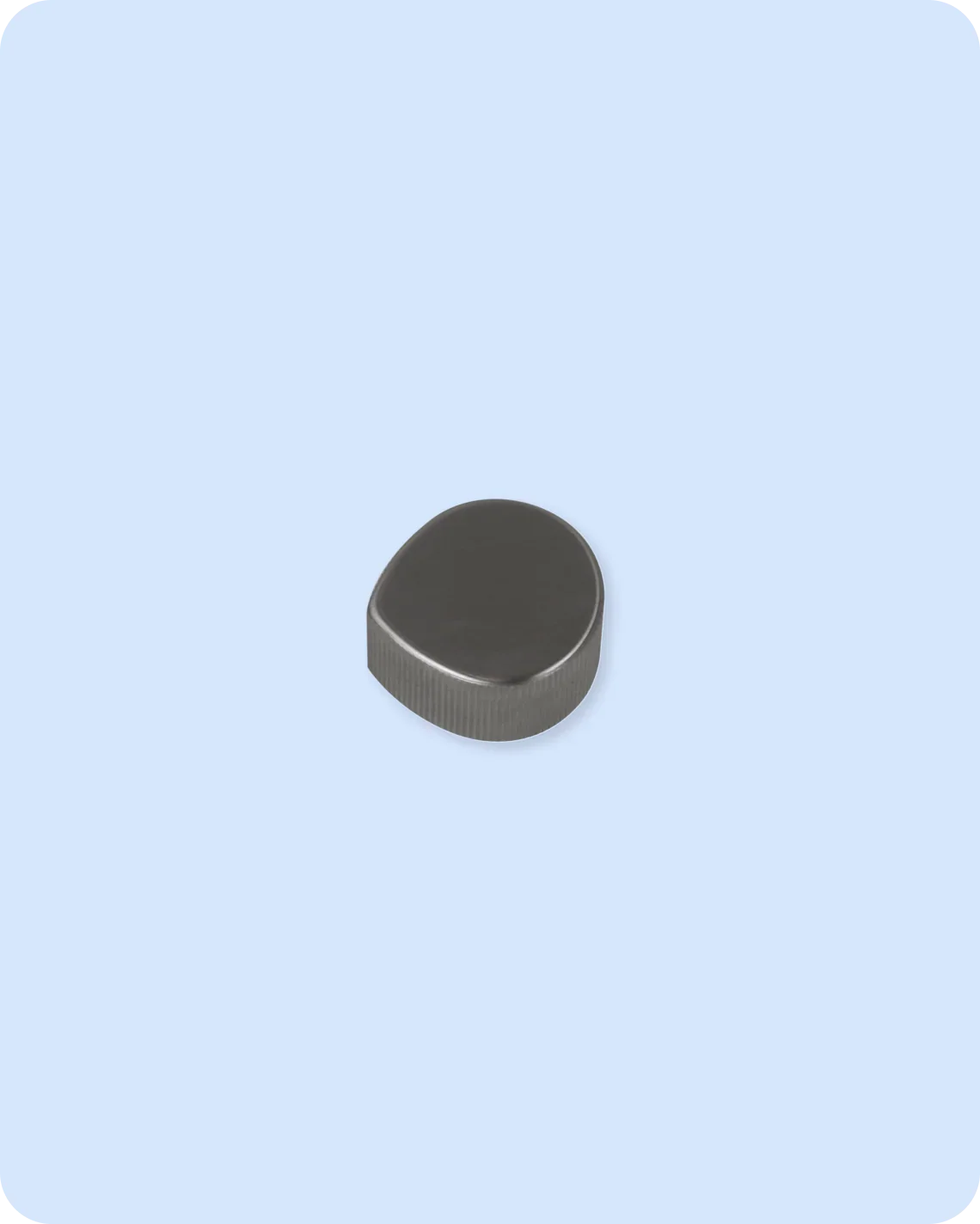 Wave/Oasis Pressure Knob - Brushed Platinum