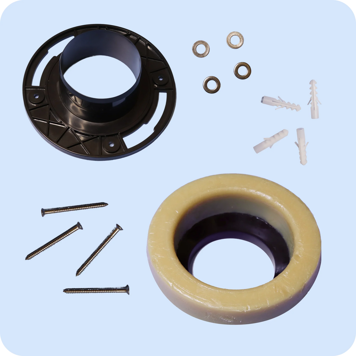 Eau Toilet Flange Mounting Kit