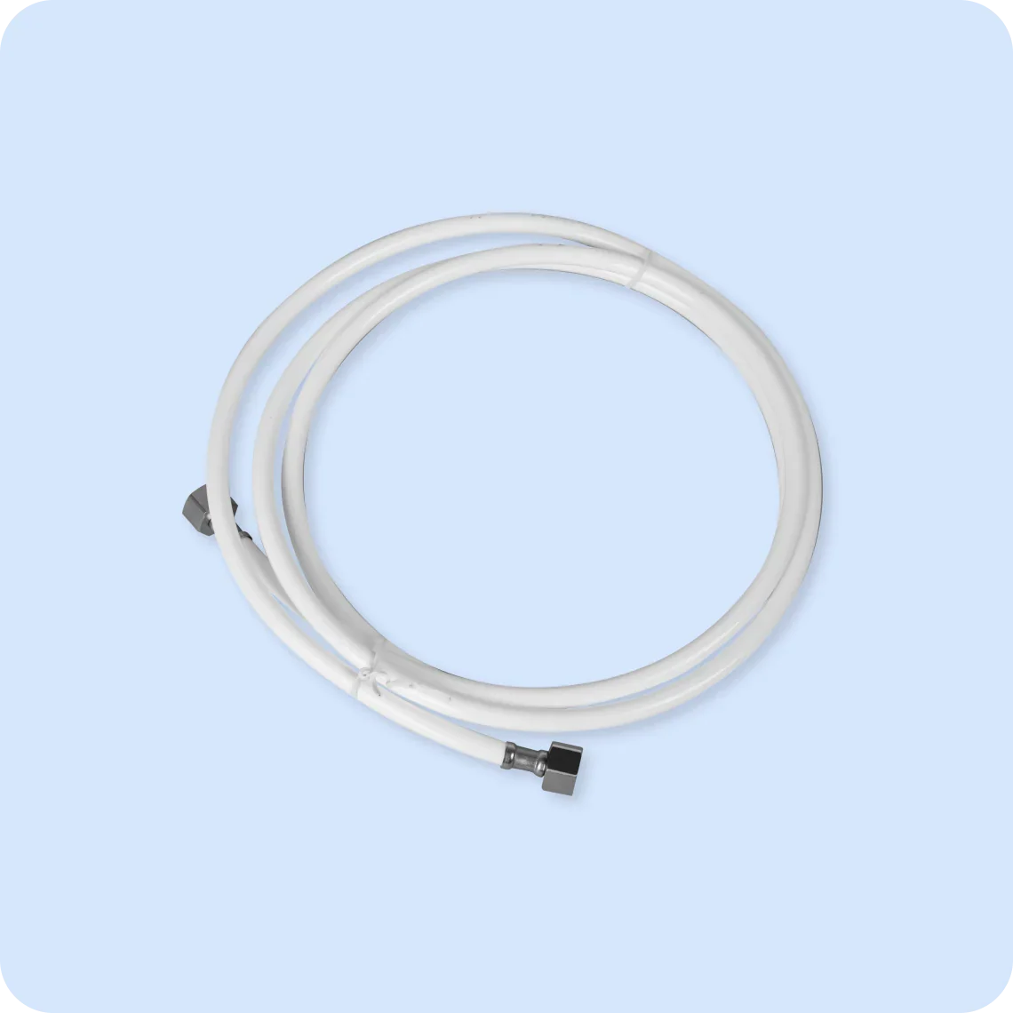 9' Polyurethane Tube with Dual Brass 3/8" Compression Fittings for Spa/Oasis